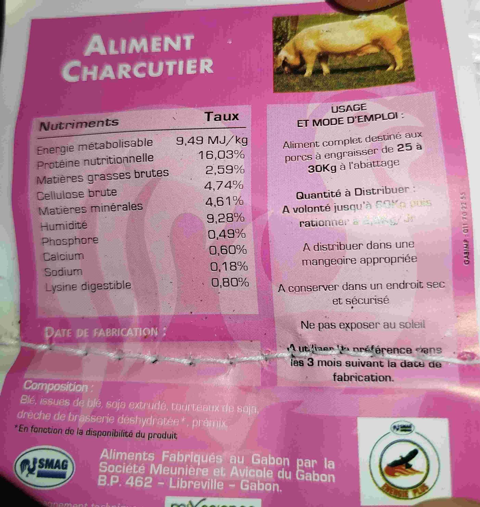 ENERGIE + CHARCUTIER